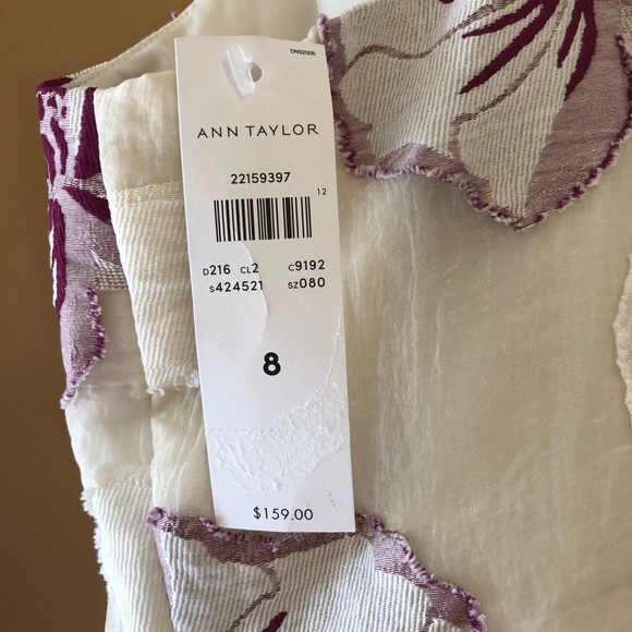 NWT Ann Taylor Floral Dress Size 8 - Picture 7 of 8